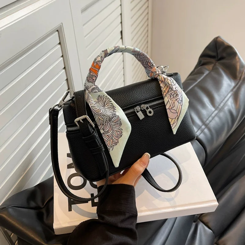 Genuine Leather Luxury Box Bag - Image 3