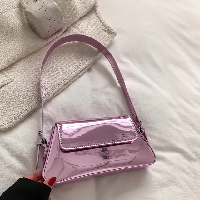 Purple shoulder bag