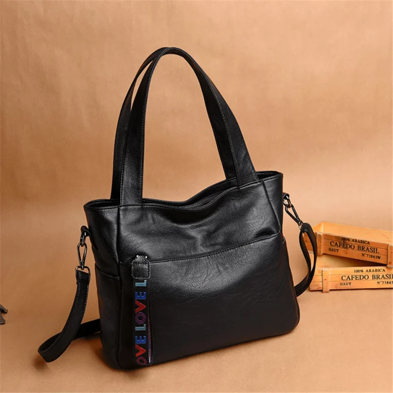 High Quality Leather Genuine Brand Women Tote Bag - Image 6