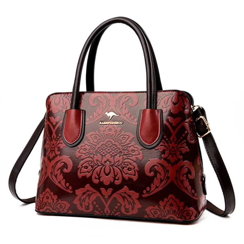 Flower Pattern Luxury Designer Large Capacity Tote Sac A Main - Image 7