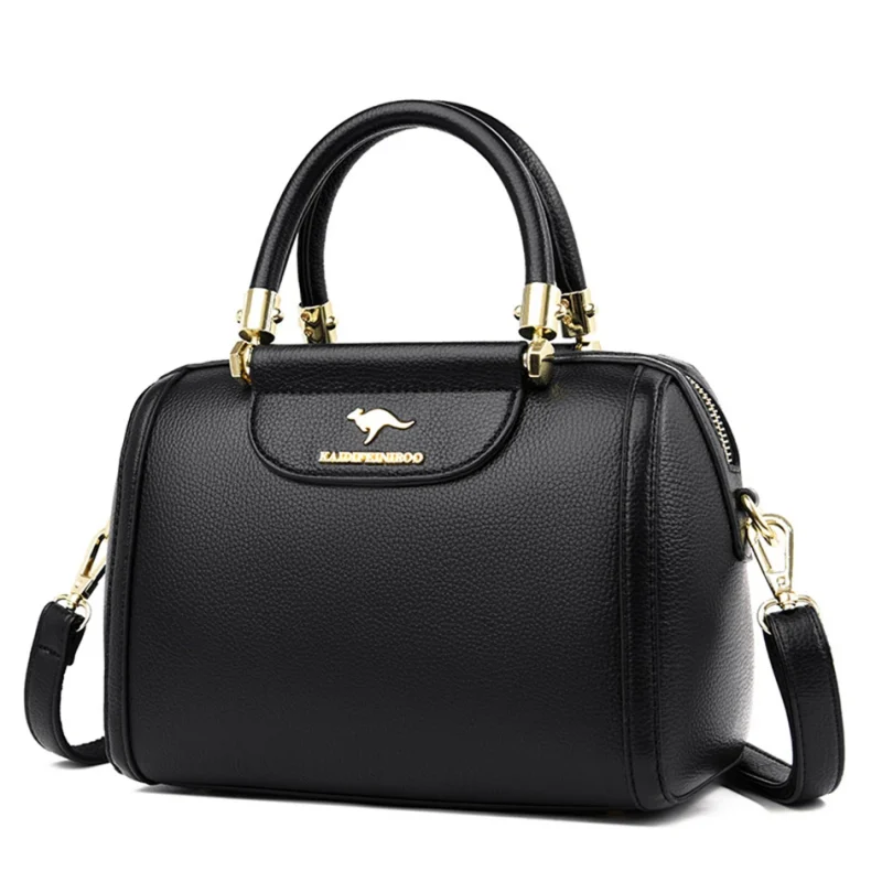 Granded Branded Cowhide Leather Casual Crossbody Shoulder Messenger Bags - Image 9