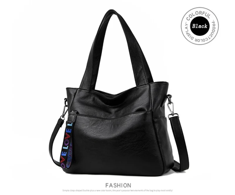 High Quality Leather Genuine Brand Women Tote Bag - Image 4