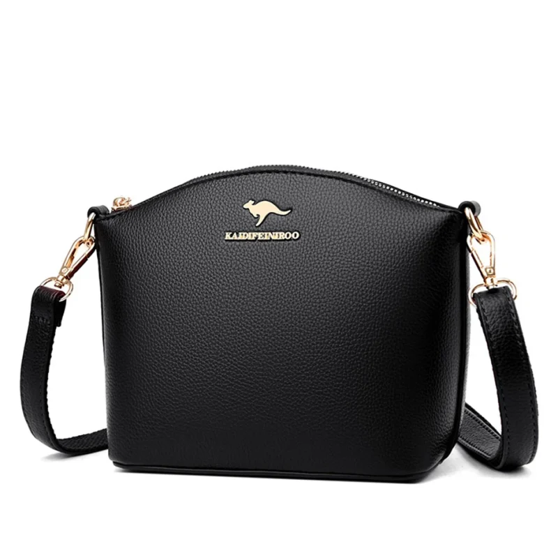 High Quality Small Eco Crossbody Bag: PU Leather - Image 8