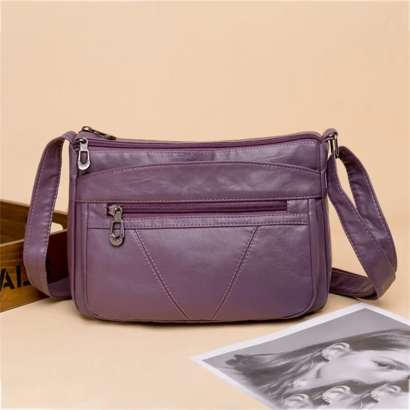 Premium Quality Chic Eco-Friendly PU Leather Messenger - Image 10