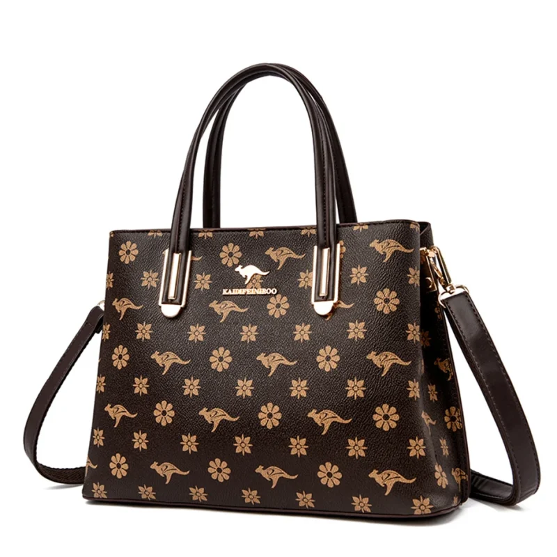 High Quality Designer Eco-Leather Bag: 3-Layer Style - Image 9