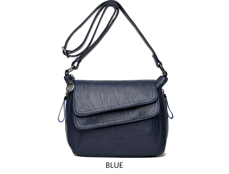 Summer Style Soft Leather Luxury Designer Shoulder Crossbody Bag - Image 6