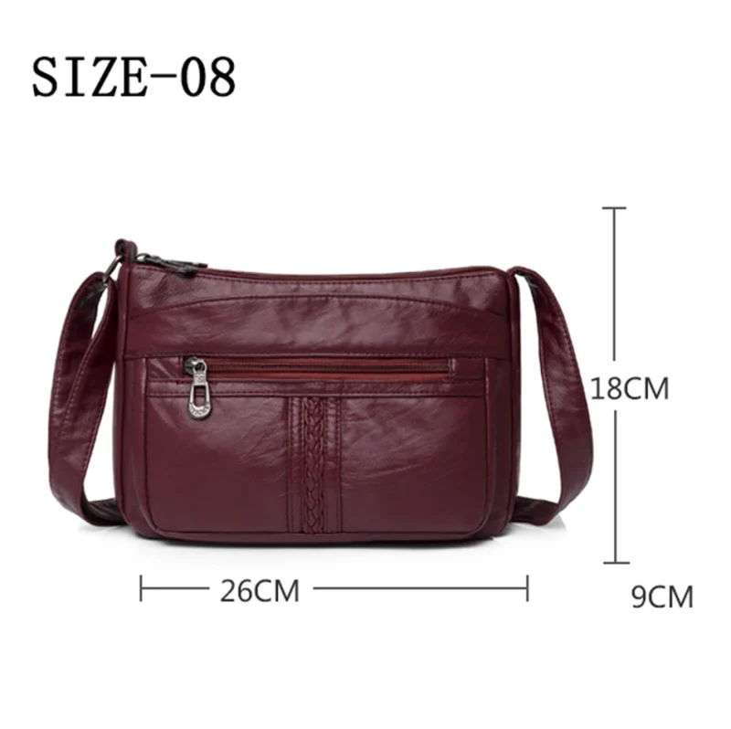 Premium Quality Chic Eco-Friendly PU Leather Messenger - Image 2