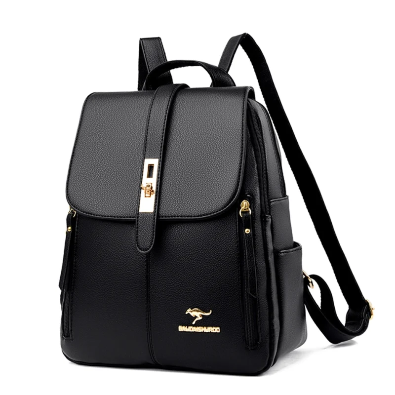 Luxury Designer Vintage Leather Eco-Backpack - Image 6
