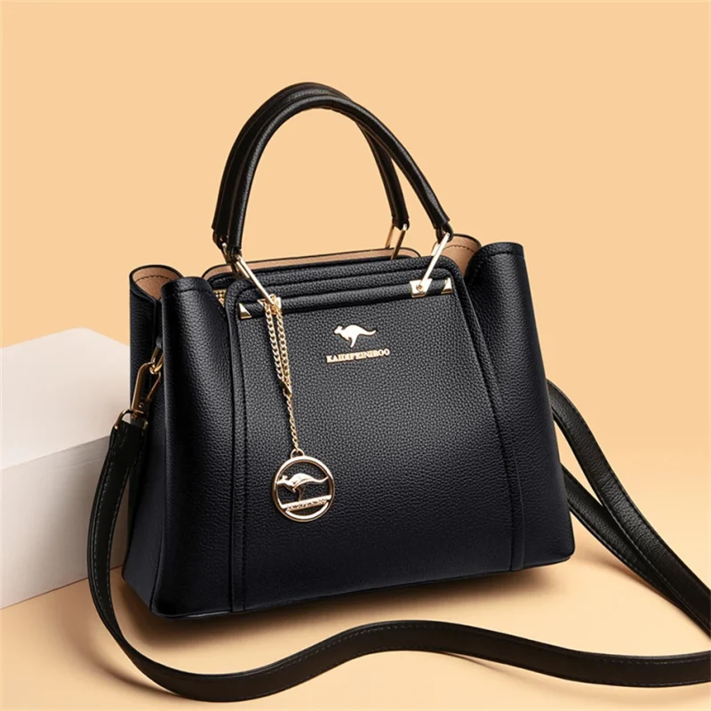 Top-Handle High Quality Luxury Designer Genuine Vintage Bag - Image 7