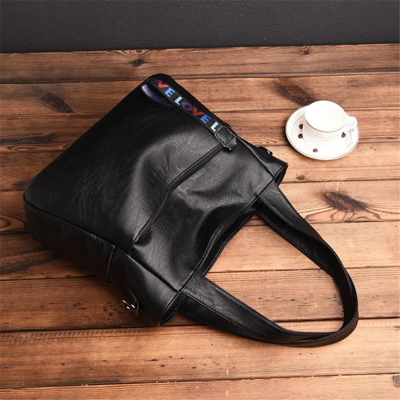 High Quality Leather Genuine Brand Women Tote Bag - Image 7