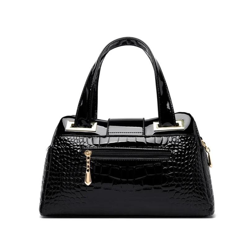 Luxury Designer Brand Crocodile Pattern Crossbody Bags - Image 5