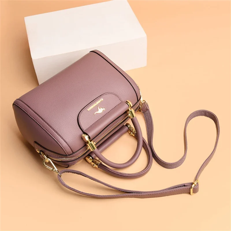 Granded Branded Cowhide Leather Casual Crossbody Shoulder Messenger Bags - Image 8
