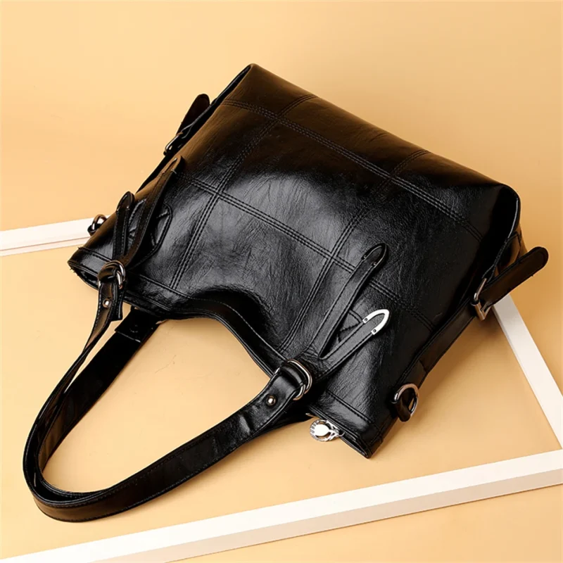 Women Vintage Large Capacity Luxury Designer Shoulder Messenger Bag - Image 9