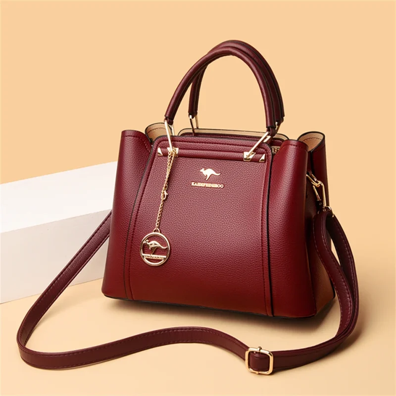Top-Handle High Quality Luxury Designer Genuine Vintage Bag - Image 8