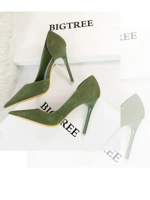 Eco Pointed Toe High Heels