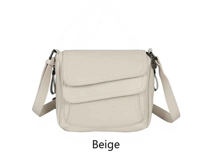 Summer Style Soft Leather Luxury Designer Shoulder Crossbody Bag - Image 3