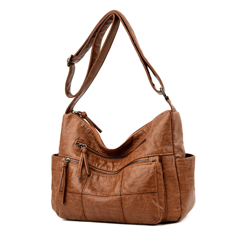 Soft Leather Shoulder Luxury Crossbody Bags for Women - Image 7