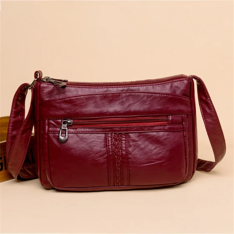 Premium Quality Chic Eco-Friendly PU Leather Messenger - Image 4