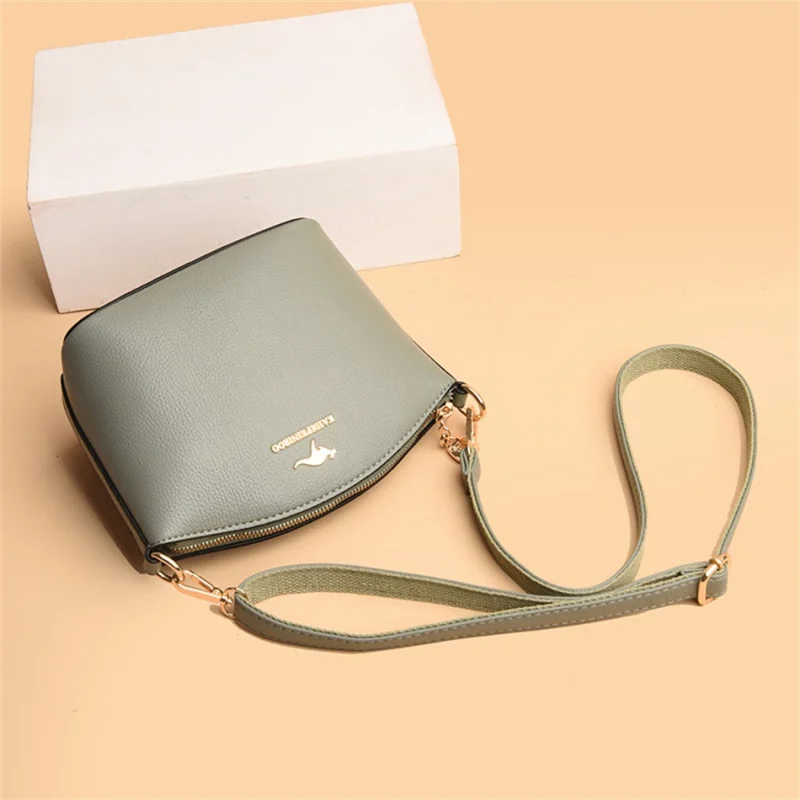 High Quality Small Eco Crossbody Bag: PU Leather - Image 6