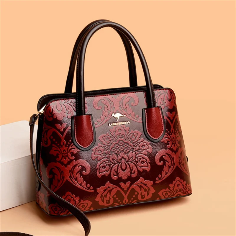 Flower Pattern Luxury Designer Large Capacity Tote Sac A Main - Image 4