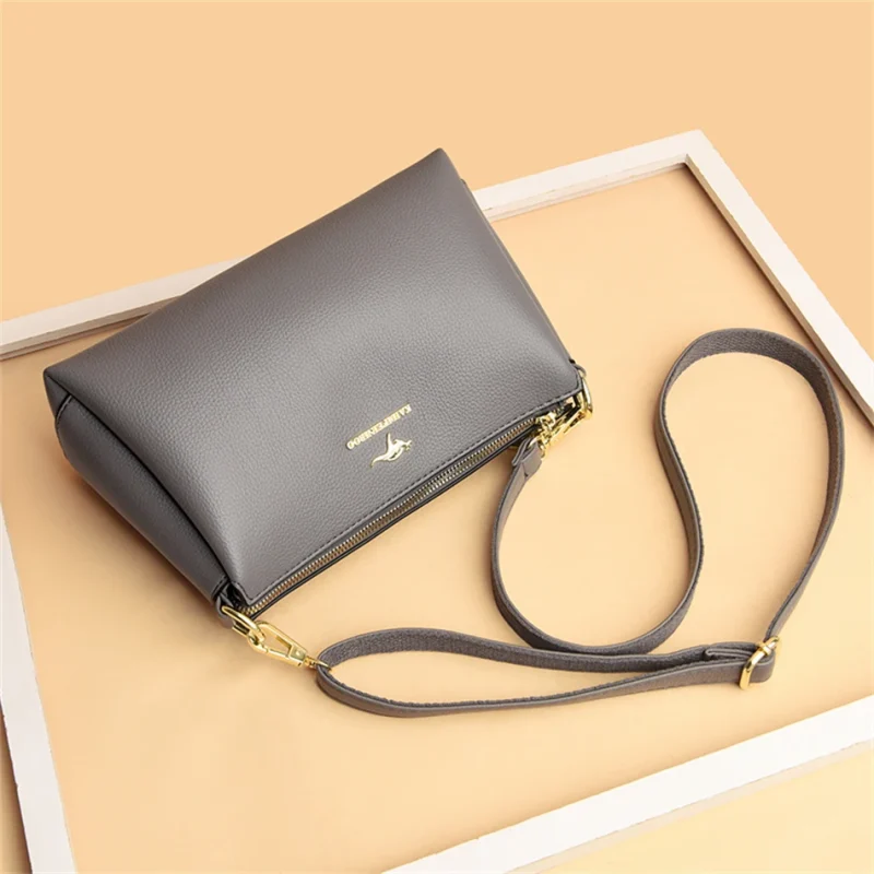 3 Layers Large Capacity Crossbody Messenger  Bag - Image 4