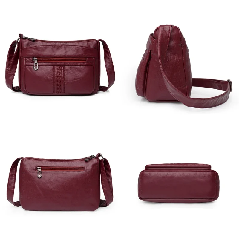 Premium Quality Chic Eco-Friendly PU Leather Messenger - Image 3