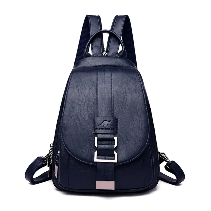 Multifunction Soft Leather Women's Backpack: Eco Chic - Image 7