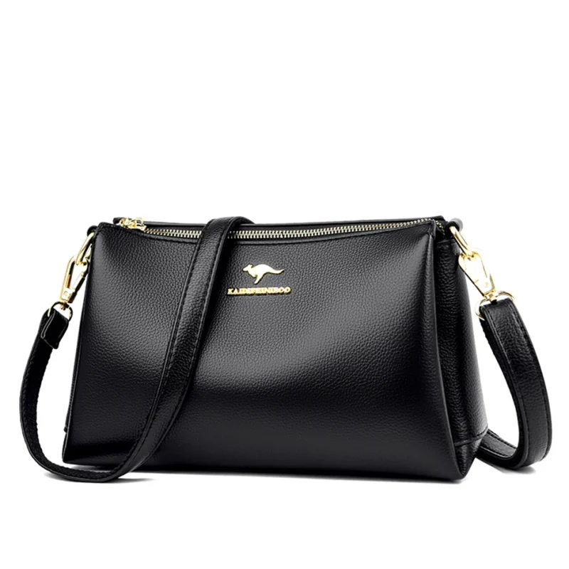 3 Layers Large Capacity Crossbody Messenger  Bag - Image 8