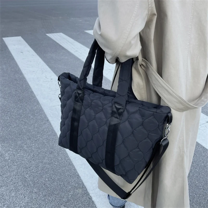 High Quality Quilted Eco Tote: Designer Winter Bag - Image 3