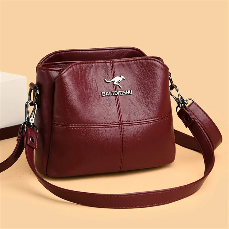 Luxury Designer Soft Leather Crossbody Messenger Bags - Image 2