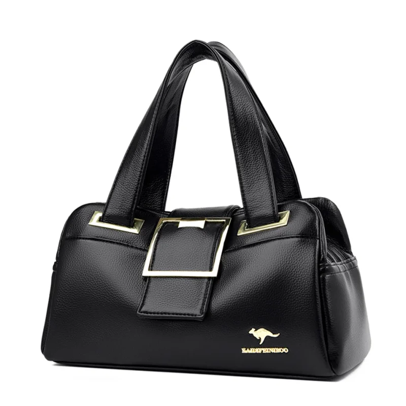 Women Multi-layers  Luxury Designer Large Capacity Leather Handbags - Image 11