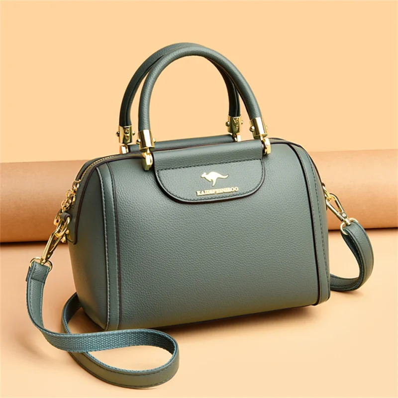 Granded Branded Cowhide Leather Casual Crossbody Shoulder Messenger Bags - Image 7