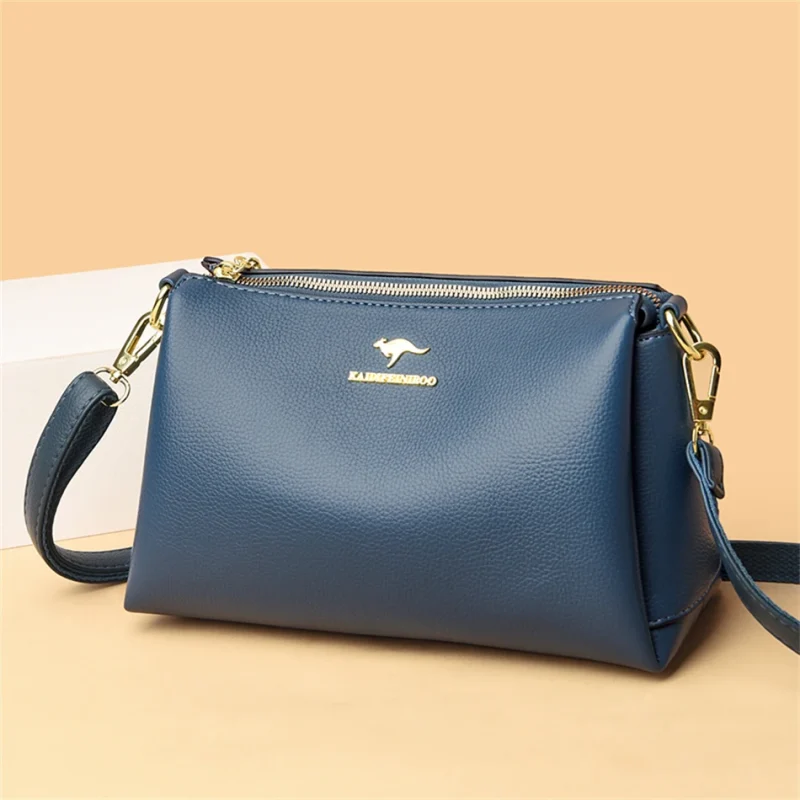 3 Layers Large Capacity Crossbody Messenger  Bag - Image 7