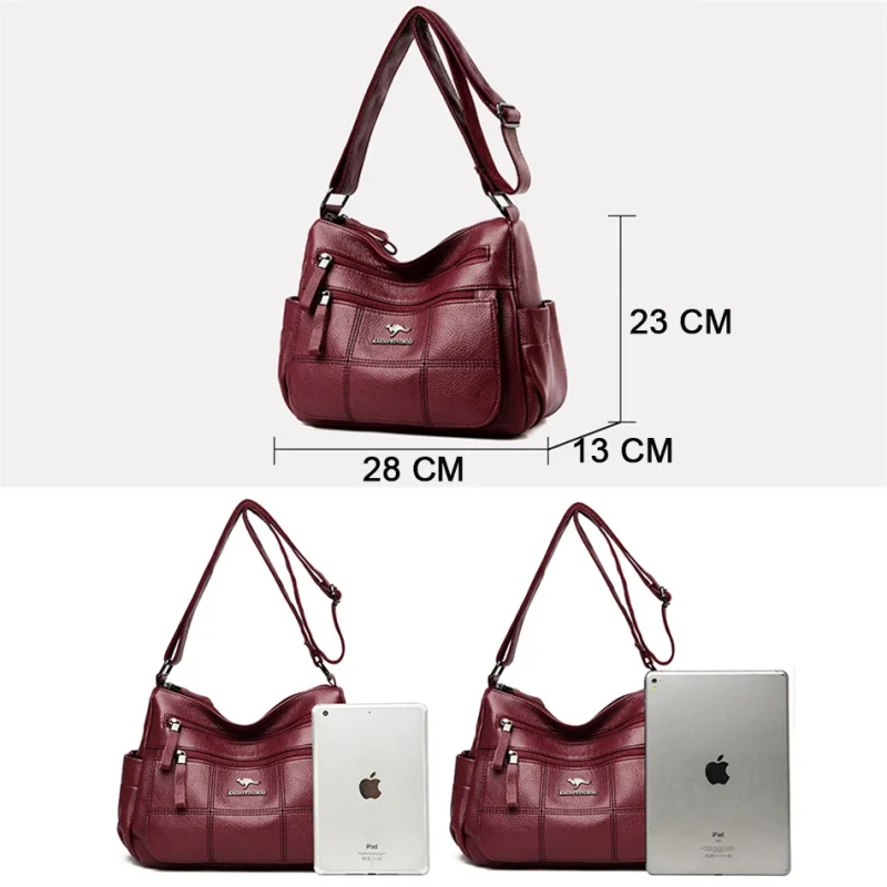 Premium Quality Authentic Eco Leather Handbag: Women's Luxury - Image 2