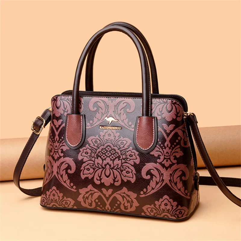 Flower Pattern Luxury Designer Large Capacity Tote Sac A Main - Image 6