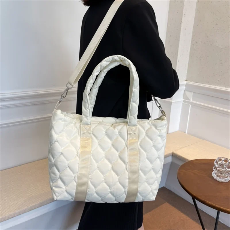 High Quality Quilted Eco Tote: Designer Winter Bag - Image 6