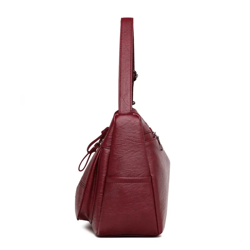 Luxurious Designer Pu Leather Soft Crossbody Bag - Image 11