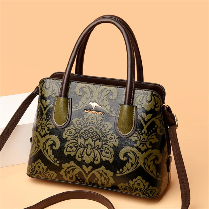 Flower Pattern Luxury Designer Large Capacity Tote Sac A Main - Image 5