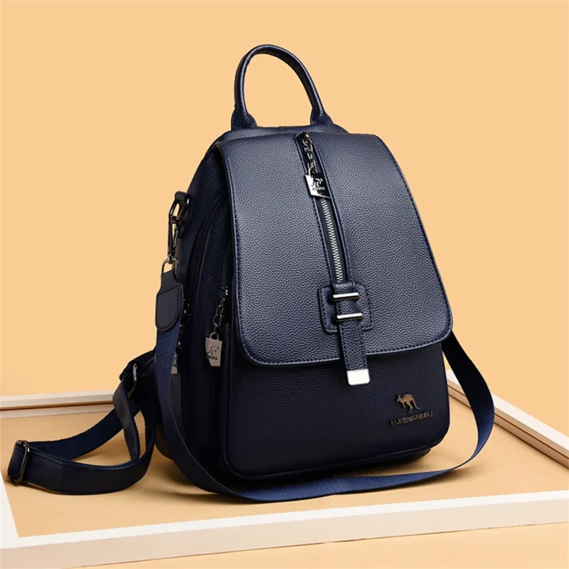 Designer Chic Eco Leather Backpack - Image 6
