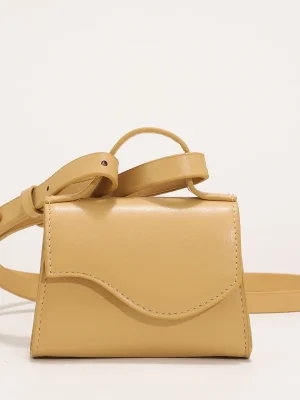 Mini Cute Crossbody Solid Color Flap Bags