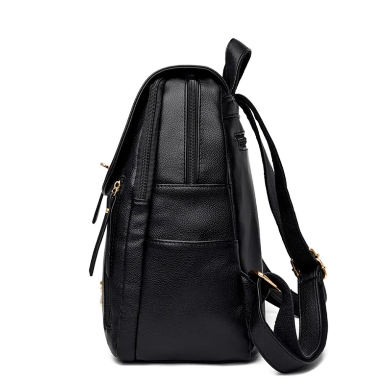 Luxury Designer Vintage Leather Eco-Backpack - Image 7