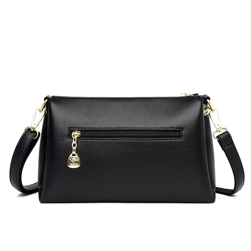 3 Layers Large Capacity Crossbody Messenger  Bag - Image 11