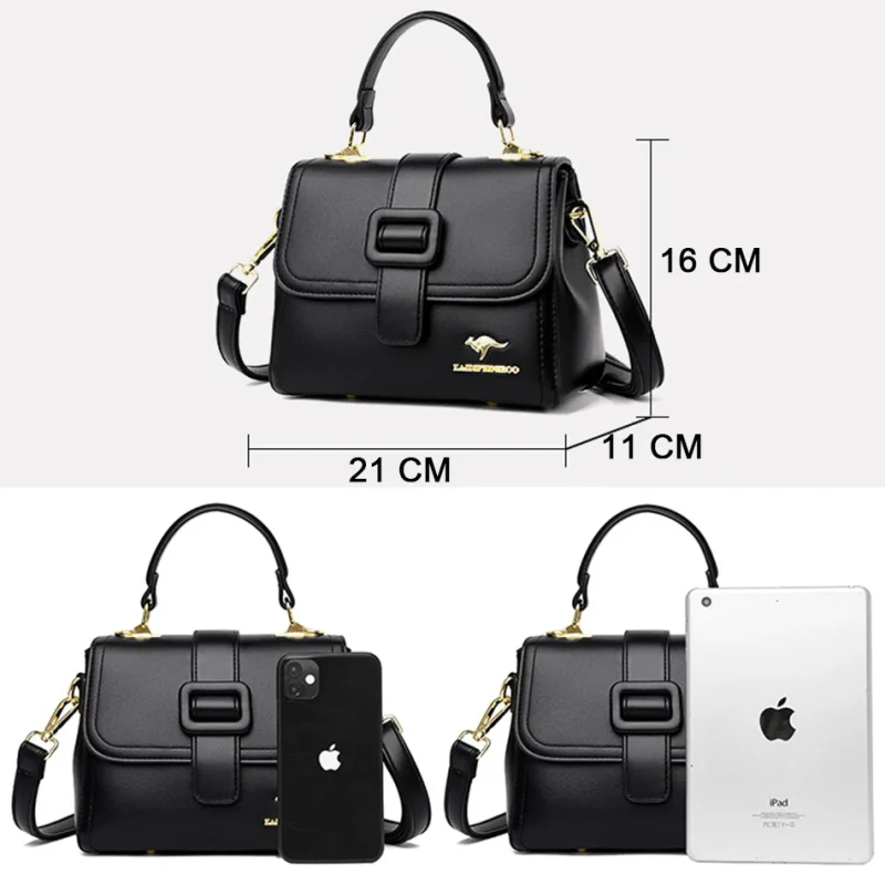 Women Fashion Luxury Designer Shoulder Crossbody Messenger Tote Bags - Image 2