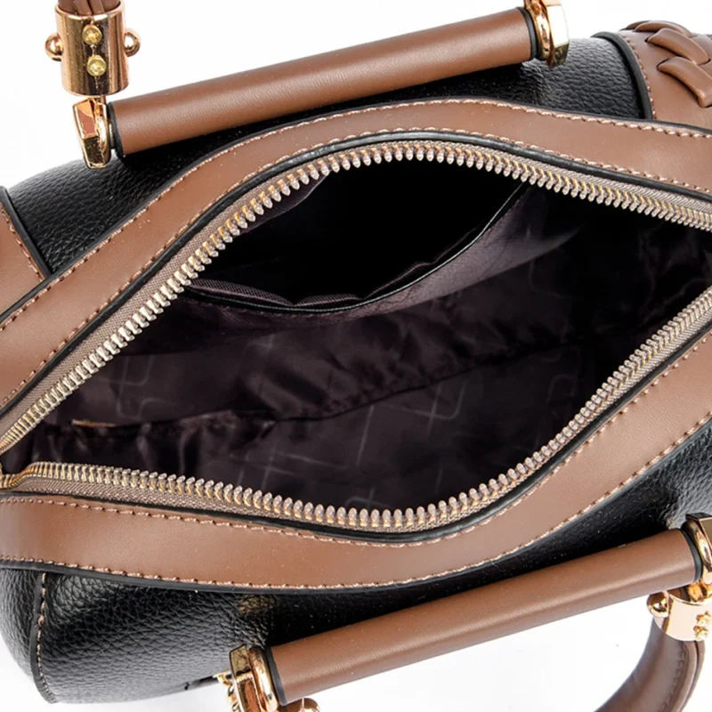 High Quality Leather Women Luxury Designer Shoulder Crossbody Bag - Image 6