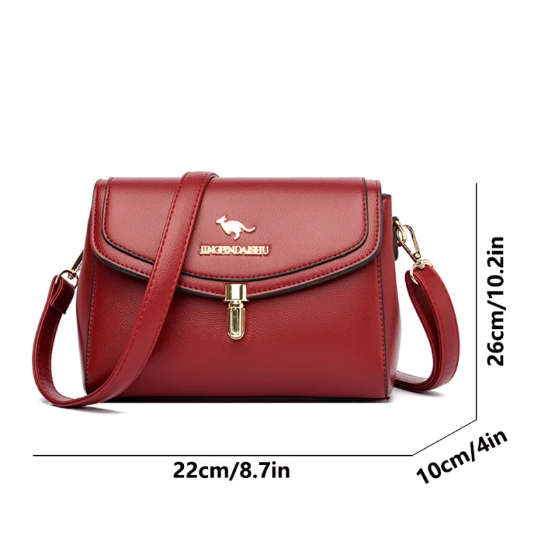 High Quality Solid Color Casual Solid Color Casual Crossbody Bag - Image 5
