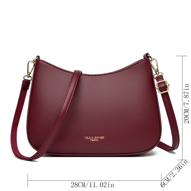 Premium Quality Ethical Leather Crossbody Bag - Image 4