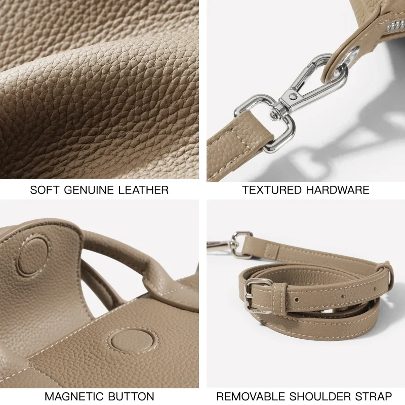 Luxury Genuine Leather Shoulder Bag - Image 6