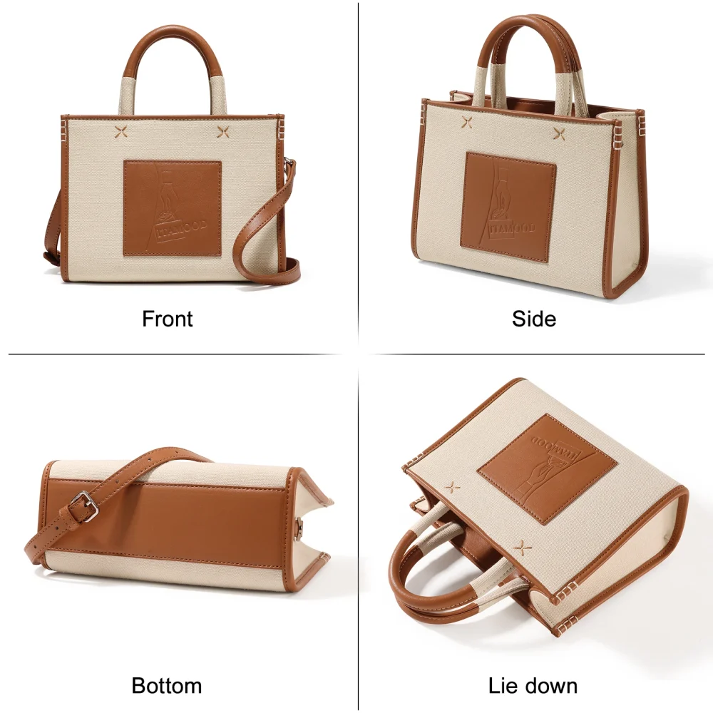 High Quality Versatile Canvas Small Tote Bag - Image 4