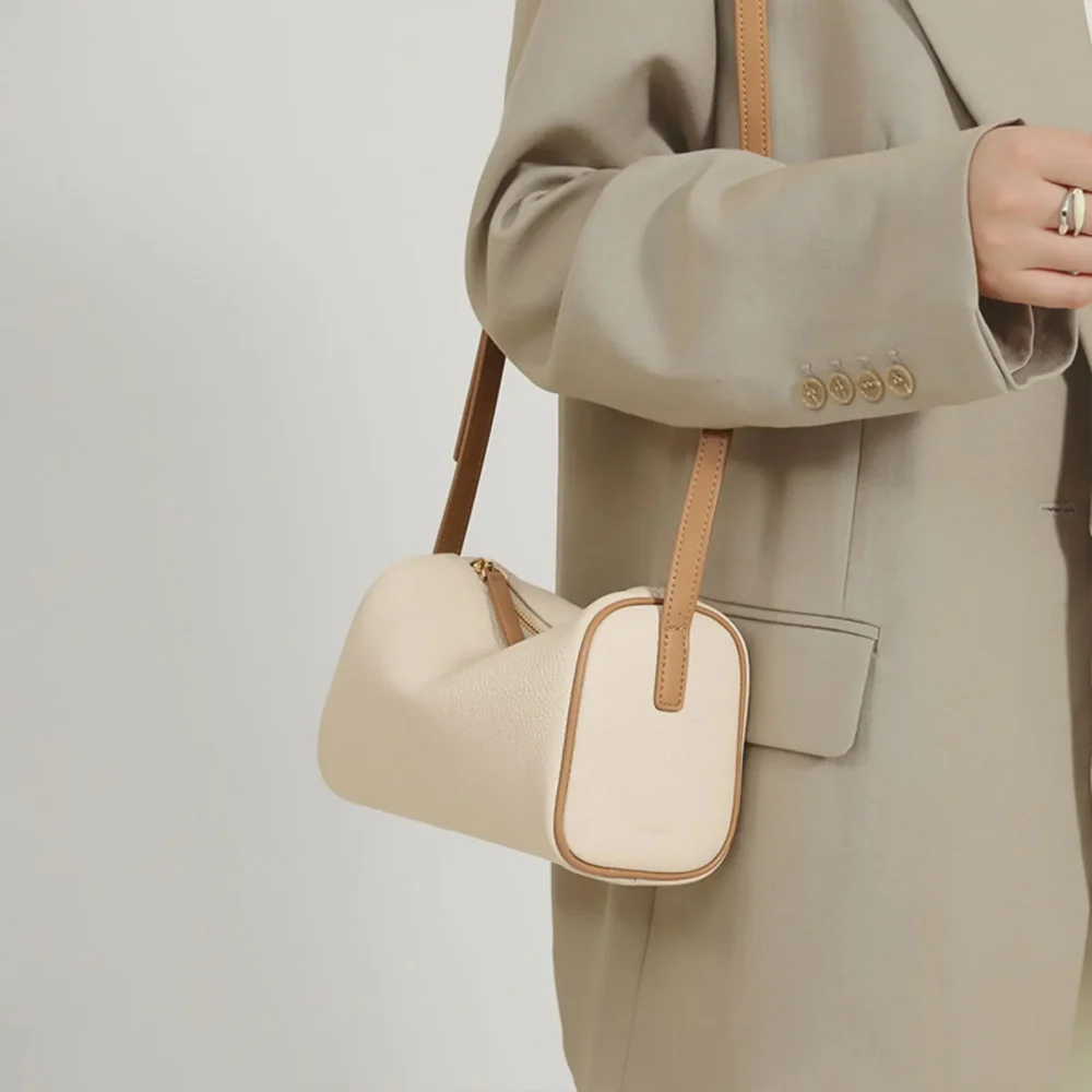 Genuine Leather Clash Single Price Bag - Image 2