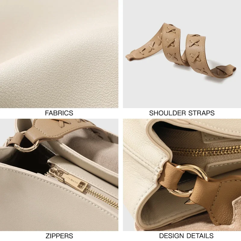 Eco Genuine Leather With Craftsmanship Adjustable Strap bag - Image 5